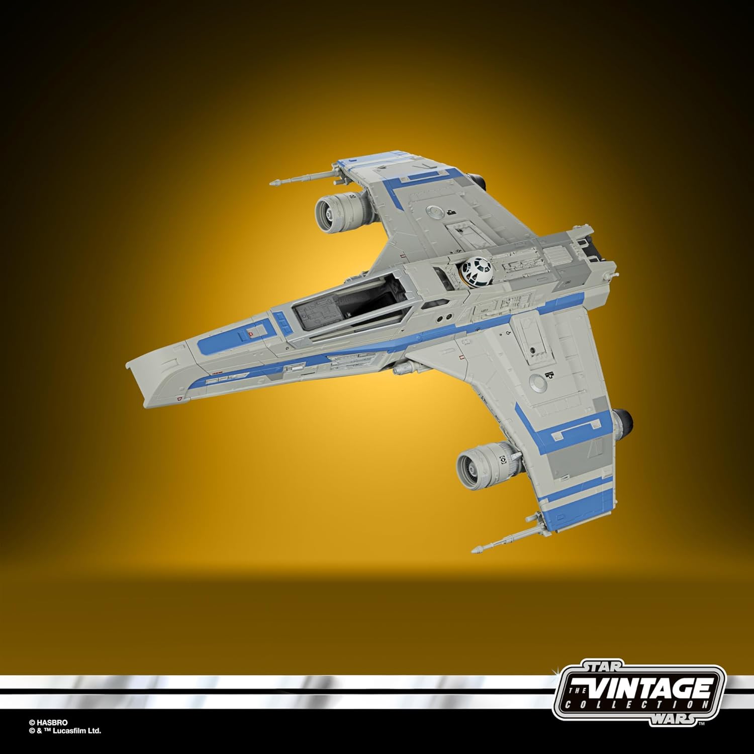 Star Wars: Ahsoka E-Wing Fighter Vehicle & KE4-N4 Droid Figure Set - Hasbro - Star Wars: The Vintage Collection