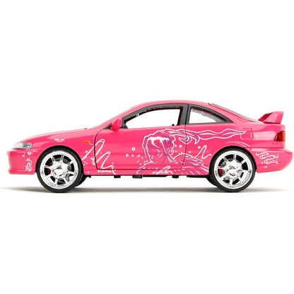 Fast & Furious 1995 Honda Integra Type R Suki's Pink Design - 1/24 Scale Die-Cast Car - Jada Toys