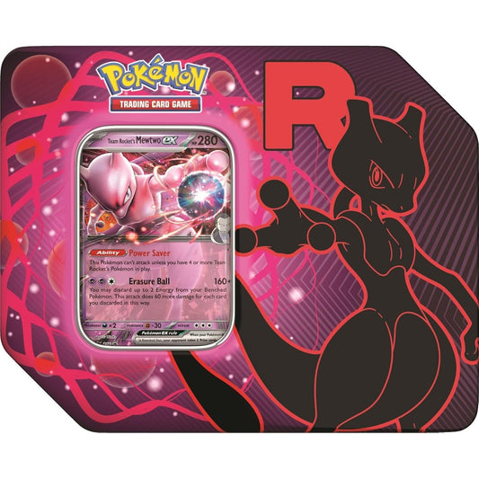 Pokemon TCG: Team Rocket Tin - Mewtwo ex