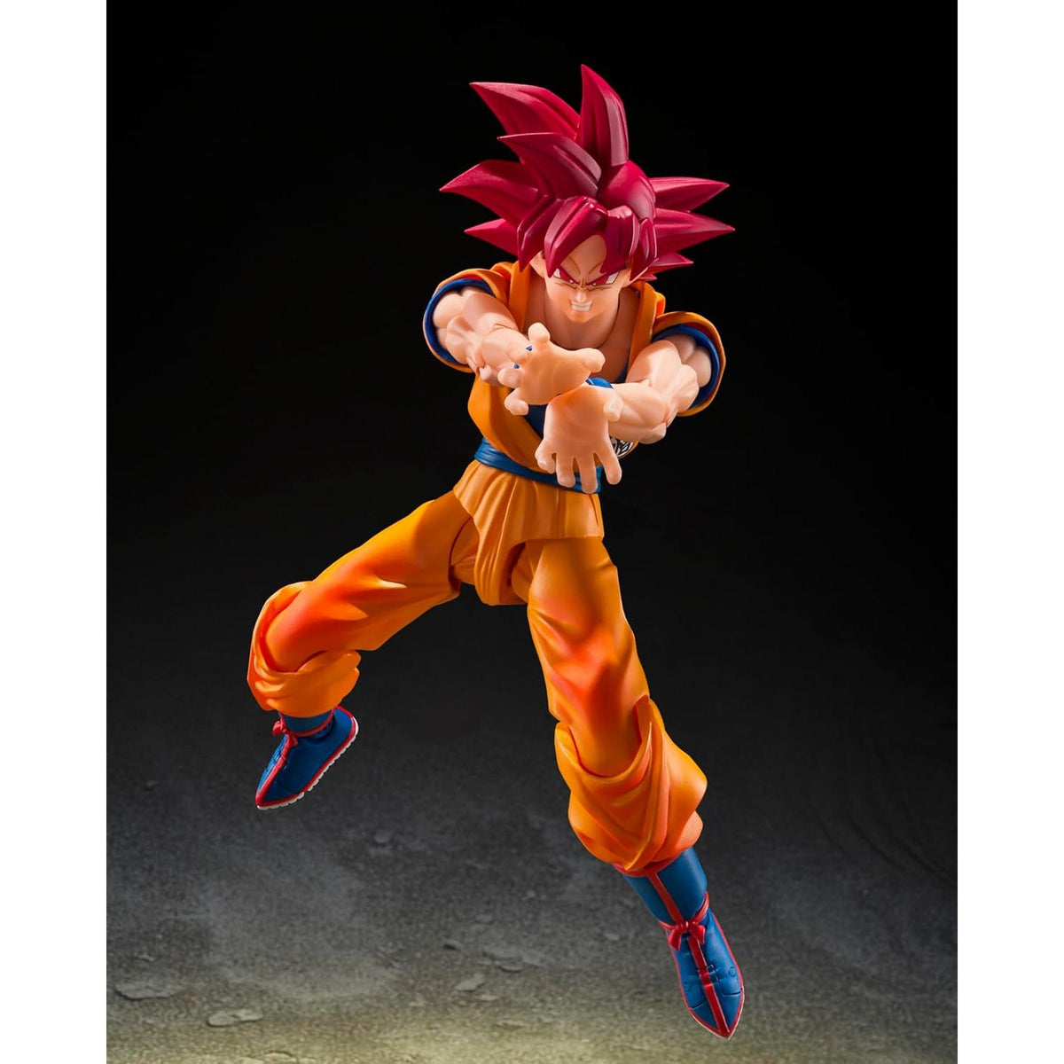 Dragon Ball Super Super Saiyan God Son Goku (God Aura) 5.7-Inch Action Figure - Bandai Tamashii Nations - S.H.Figuarts