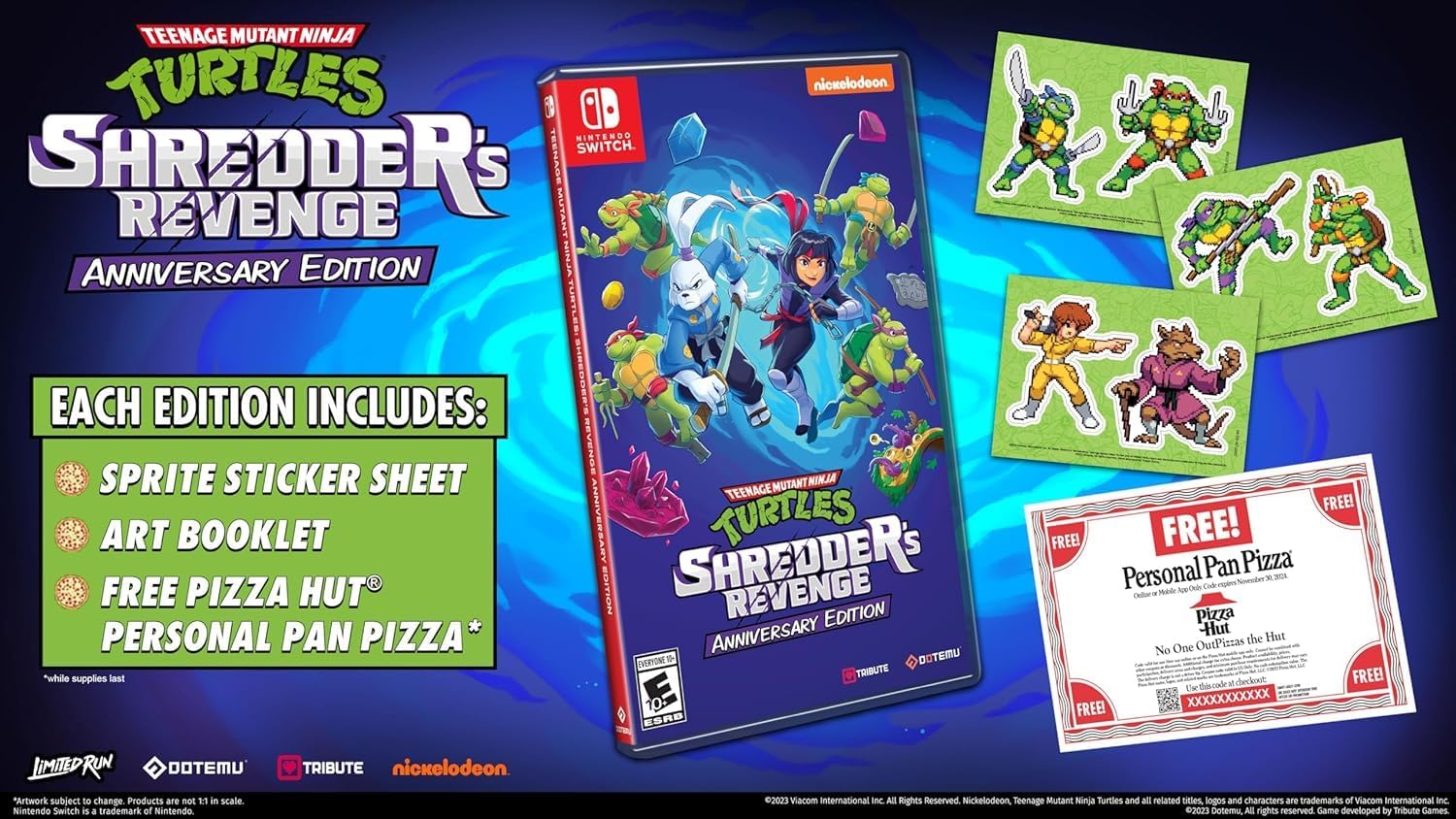 TMNT Shredders Revenge Anniversary Nintendo Switch