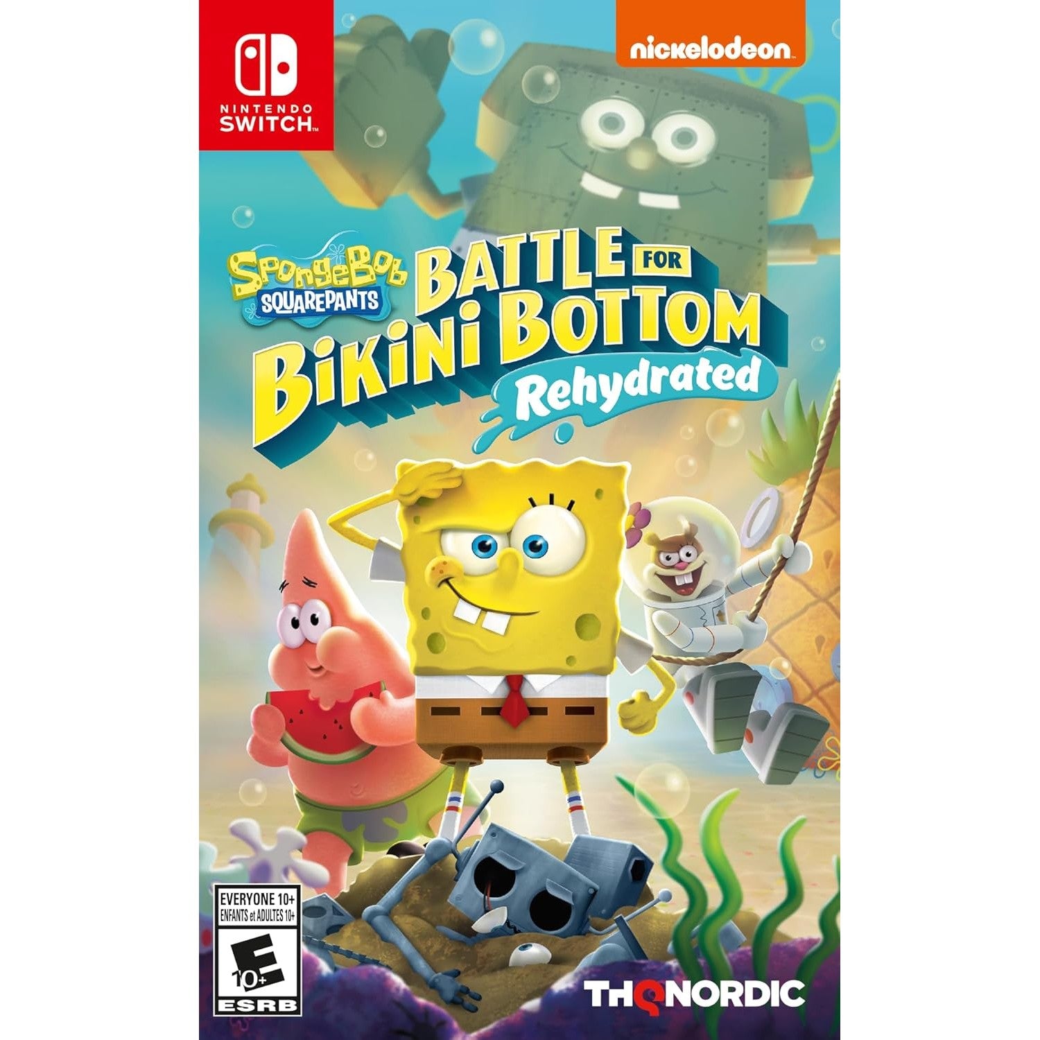 SpongeBob SquarePants: Battle for Bikini Bottom - Rehydrated Standard Edition - Nintendo Switch - THQ Nordic