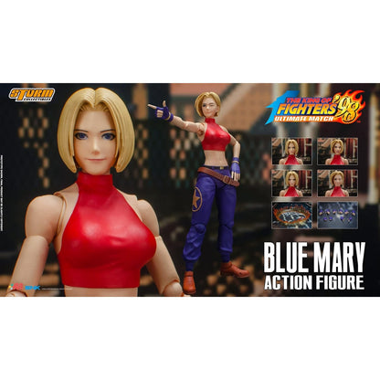 The King of Fighters '98 Blue Mary 1/12 Scale Action Figure - Storm Collectibles