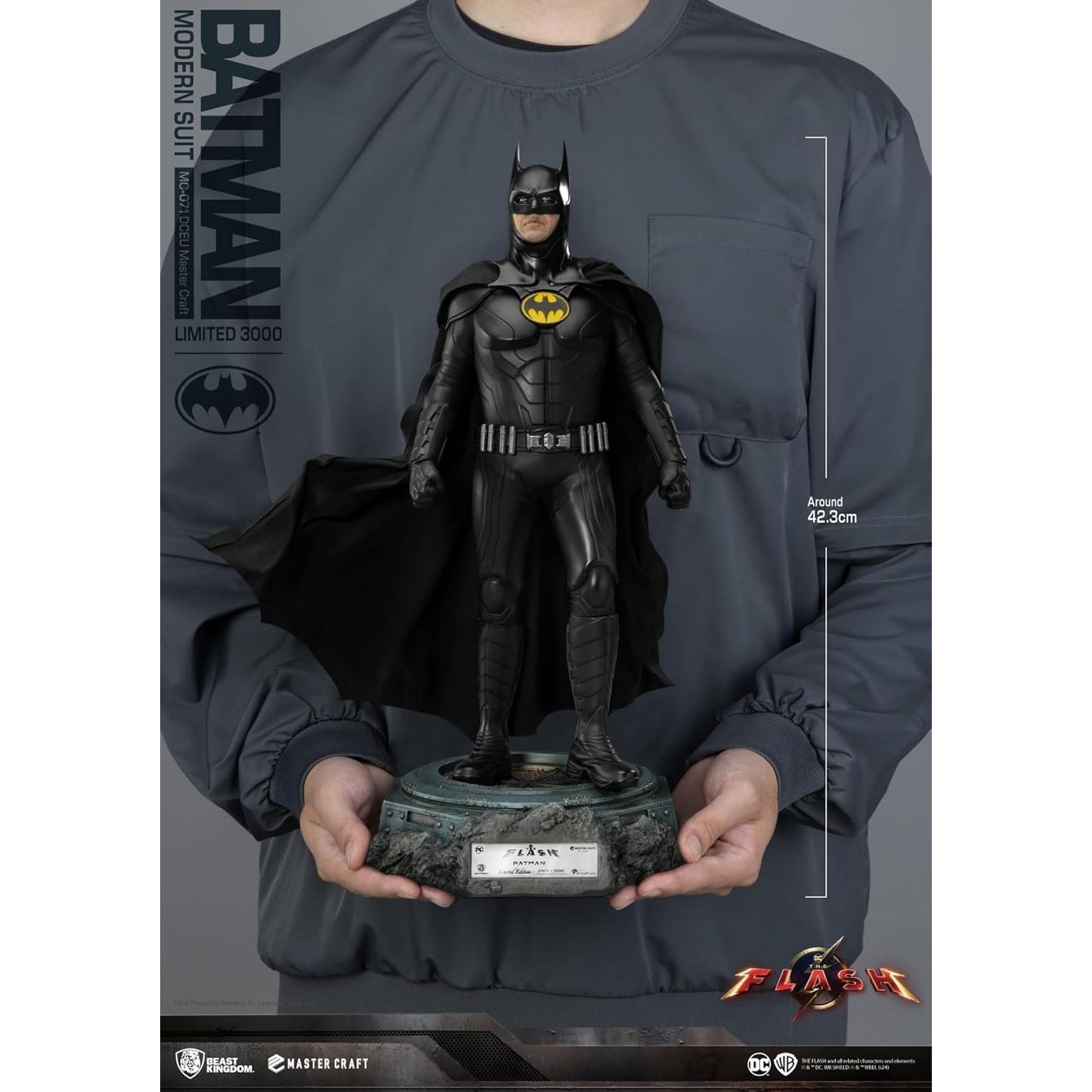 The Flash 2023 Batman Modern Suit Limited Edition Statue - Beast Kingdom - Master Craft MC-071
