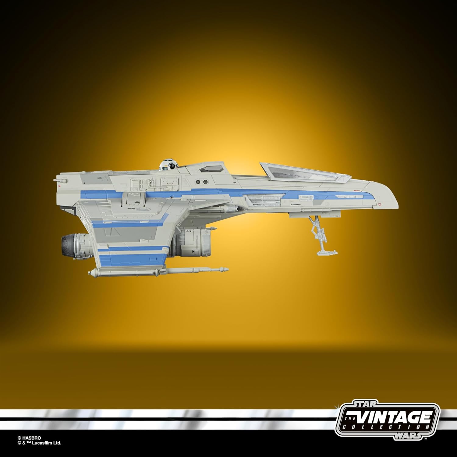 Star Wars: Ahsoka E-Wing Fighter Vehicle & KE4-N4 Droid Figure Set - Hasbro - Star Wars: The Vintage Collection