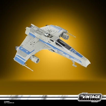 Star Wars: Ahsoka E-Wing Fighter Vehicle & KE4-N4 Droid Figure Set - Hasbro - Star Wars: The Vintage Collection