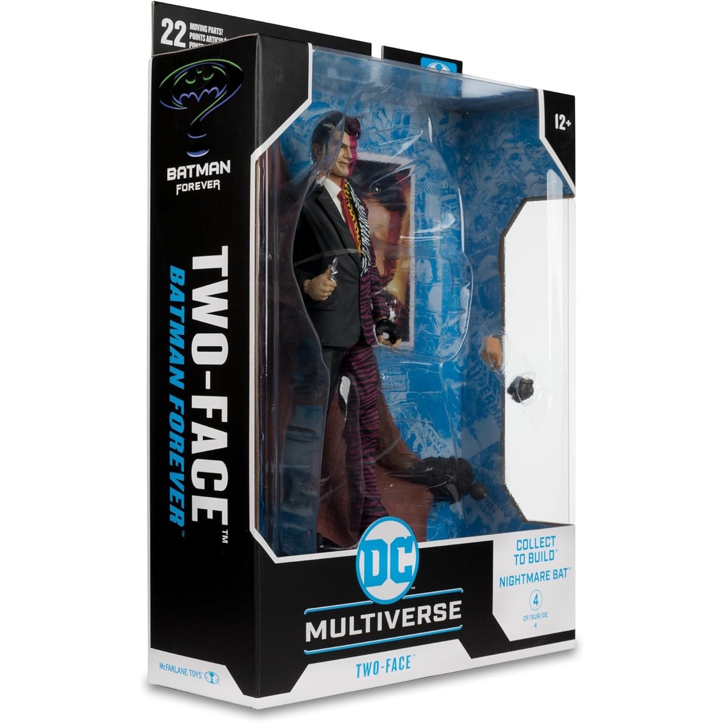 DC Multiverse Batman Forever Two-Face Action Figure - McFarlane Toys - Nightmare Bat CTB