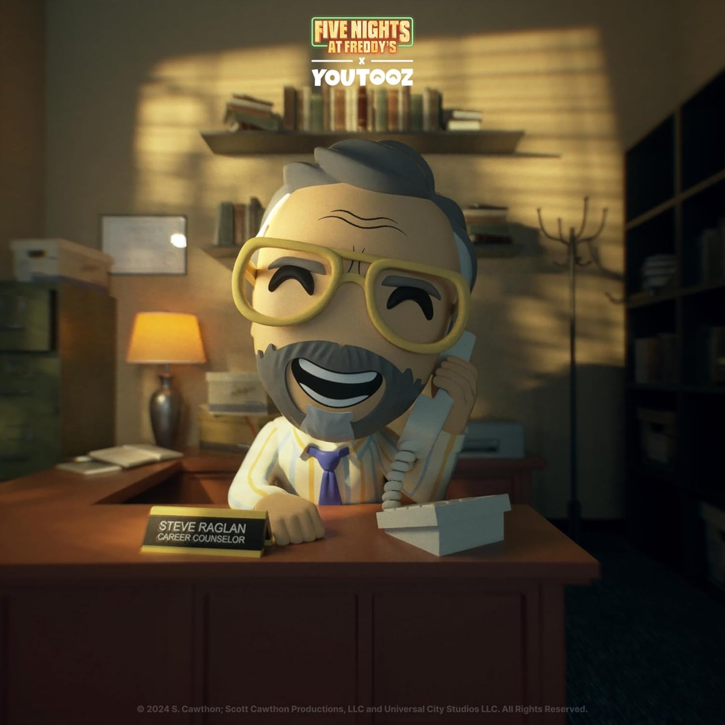 Five Nights at Freddie's Movie Steve Raglan Vinyl Figure - Youtooz - Five Nights at Freddie's Collection #49
