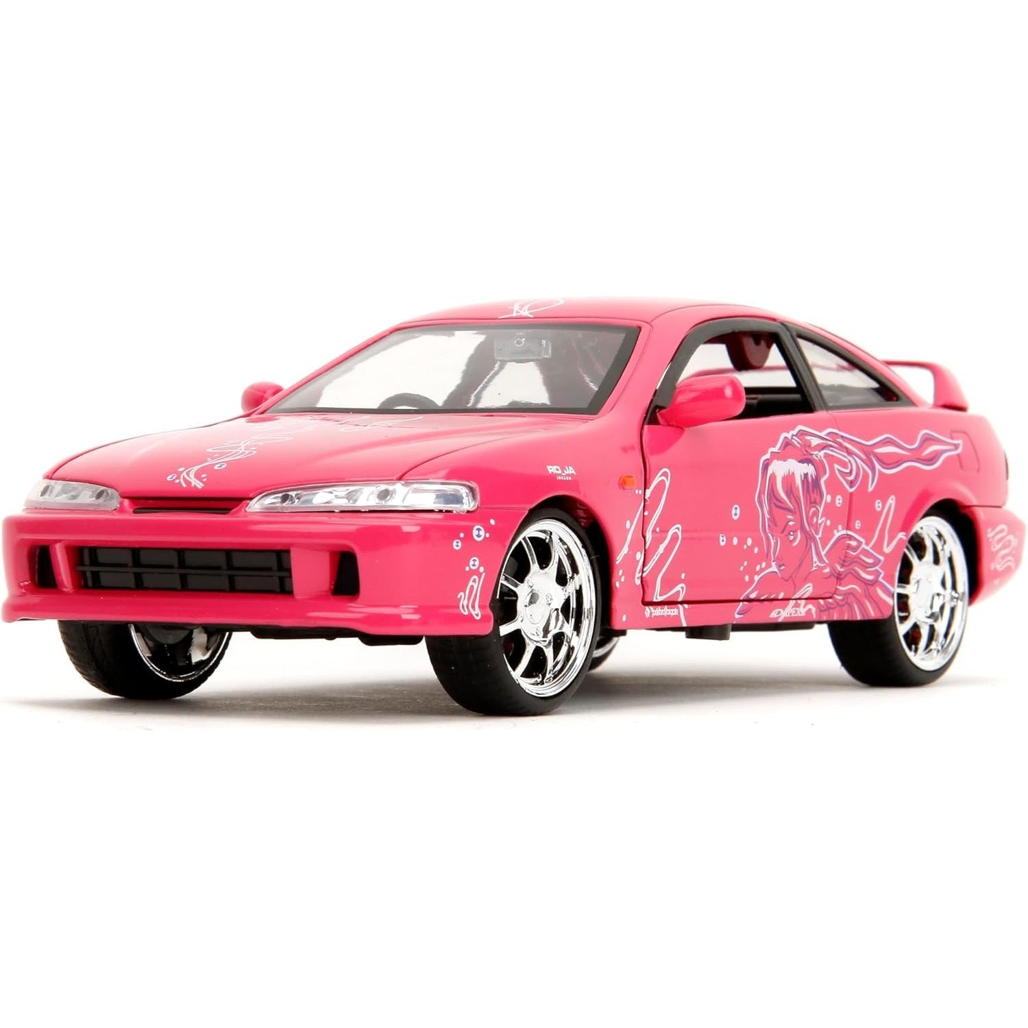 Fast & Furious 1995 Honda Integra Type R Suki's Pink Design - 1/24 Scale Die-Cast Car - Jada Toys
