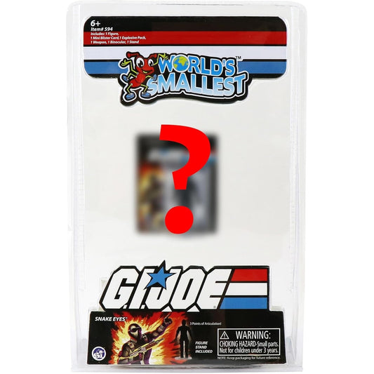 G.I. Joe vs. Cobra Micro Action Figure - 1 Random Character, 3 Possible - World's Smallest