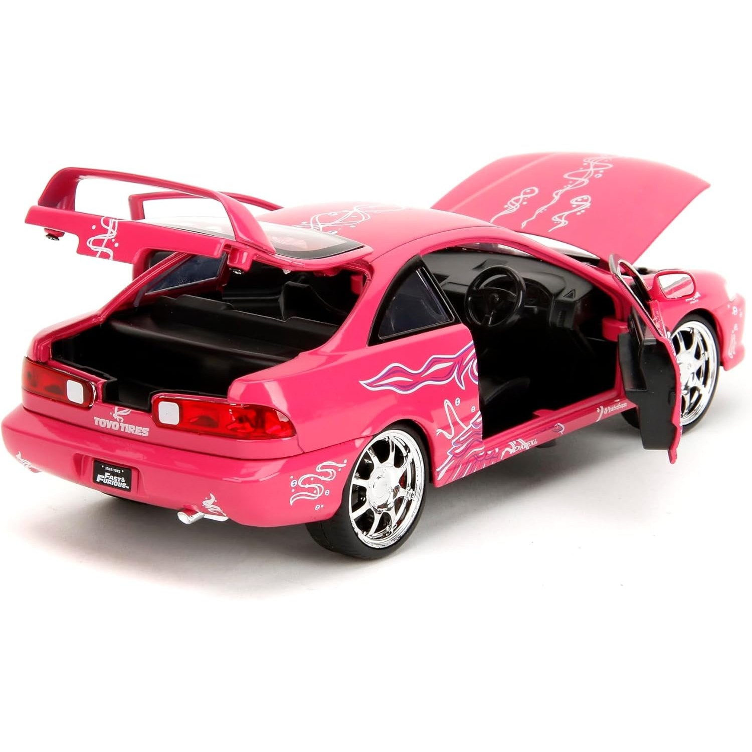 Fast & Furious 1995 Honda Integra Type R Suki's Pink Design - 1/24 Scale Die-Cast Car - Jada Toys