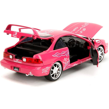Fast & Furious 1995 Honda Integra Type R Suki's Pink Design - 1/24 Scale Die-Cast Car - Jada Toys