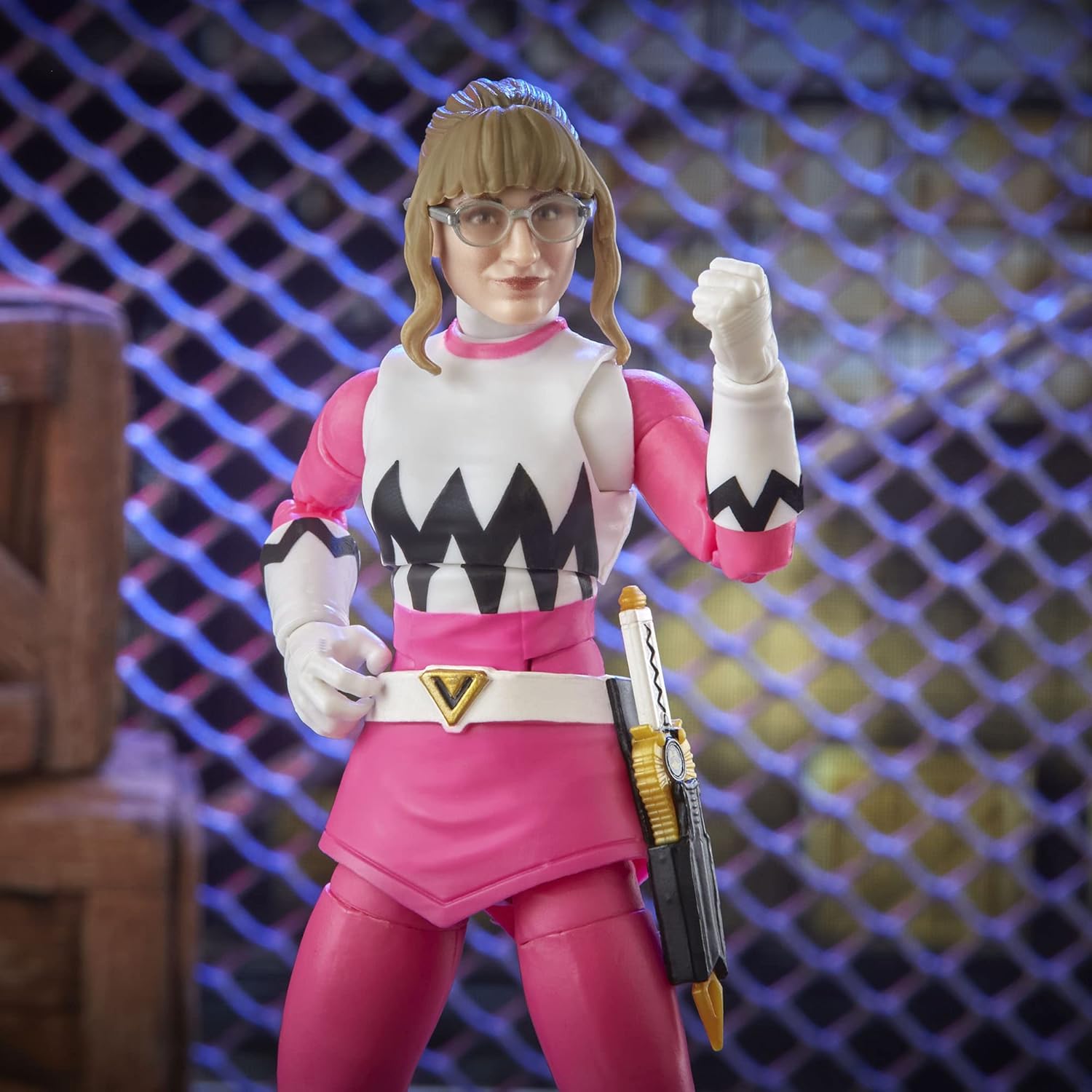 Power Rangers Lost Galaxy Pink Ranger Action Figure - Hasbro - Lightning Collection