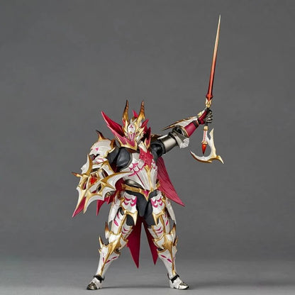 Monster Hunter Rise: Sunbreak Hunter Malzeno Armor Set Action Figure - Kaiyodo - Revoltech Amazing Yamaguchi NR021