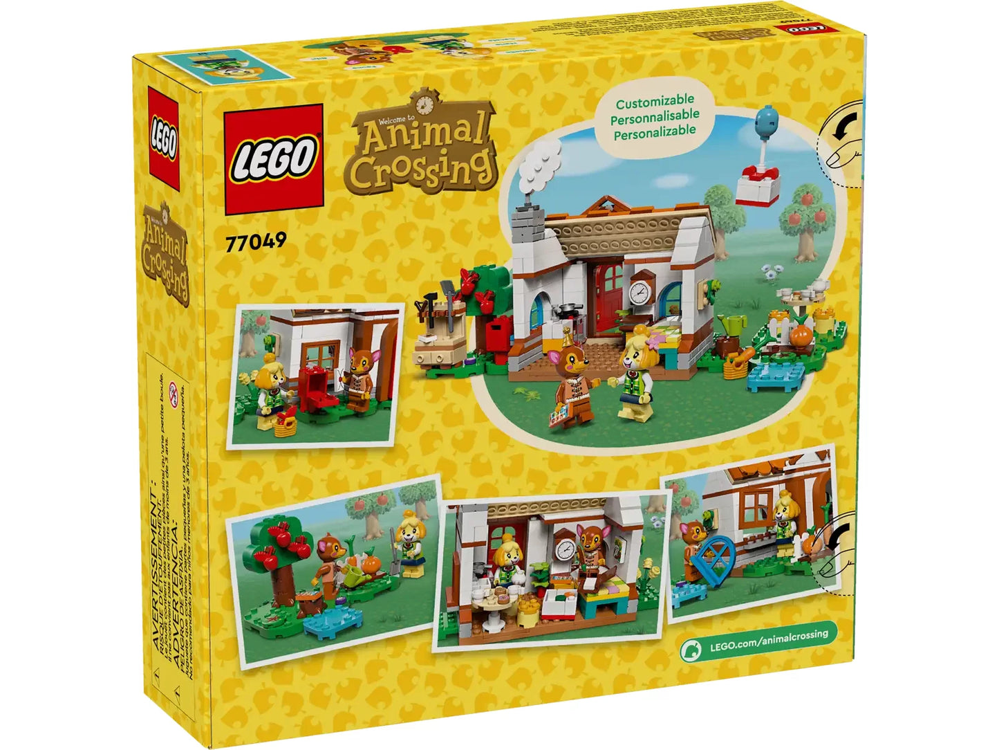 Isabelle's House Visit Animal Crossing LEGO 77049