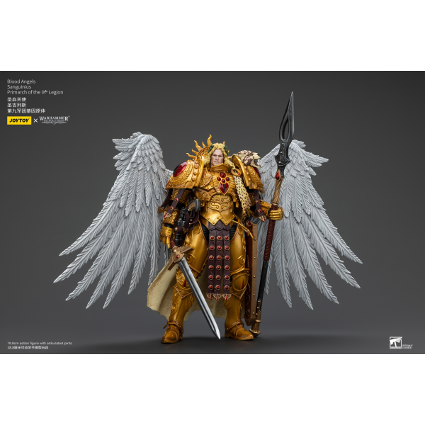 Warhammer 40K: The Horus Heresy Blood Angels Sanguinius Primarch of the IXth Legion 1/18 Action Figure - JOYTOY