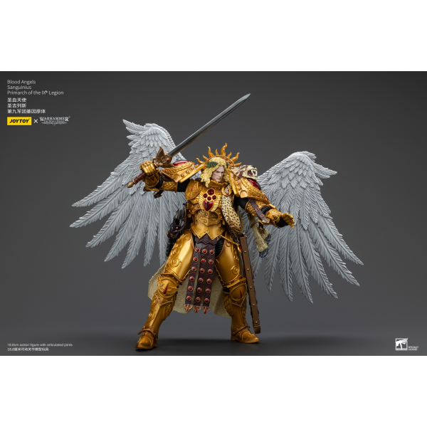 Warhammer 40K: The Horus Heresy Blood Angels Sanguinius Primarch of the IXth Legion 1/18 Action Figure - JOYTOY