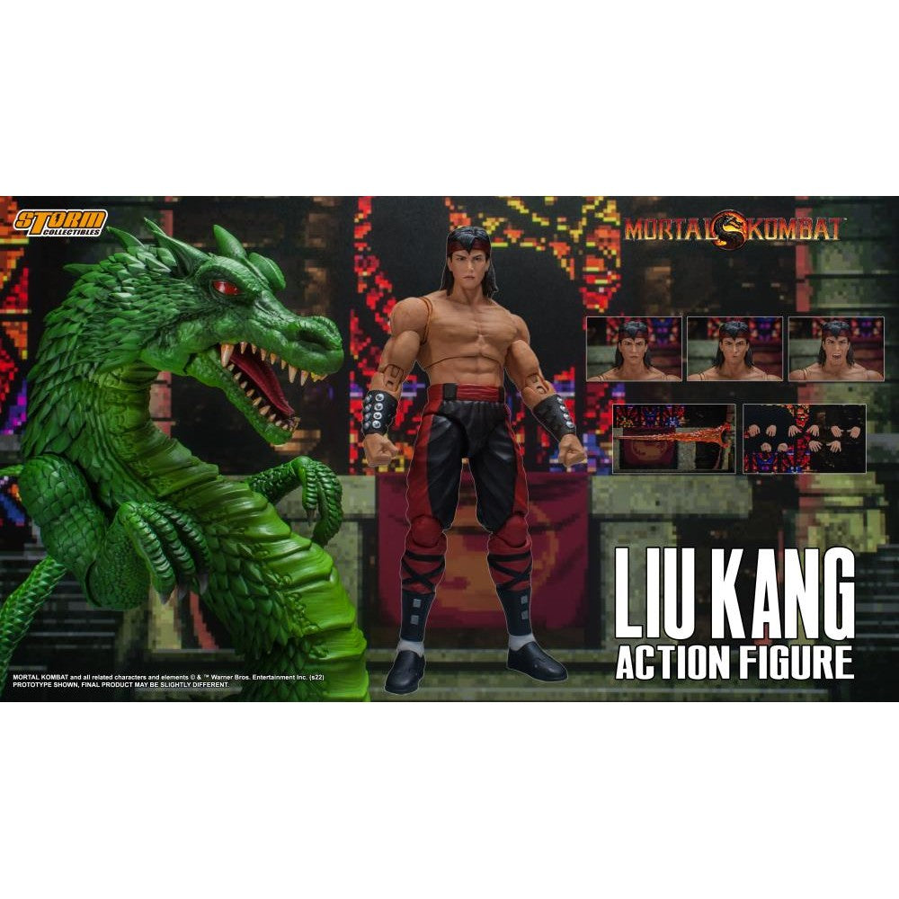 Mortal Kombat Liu Kang vs. Dragon 1/12 Scale Action Figure Set - Storm Collectibles - VS Series