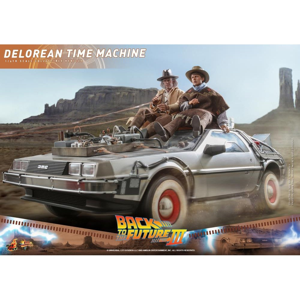 Back to the Future Part III DeLorean Time Machine 1/6th Scale Collectible Vehicle - Hot Toys