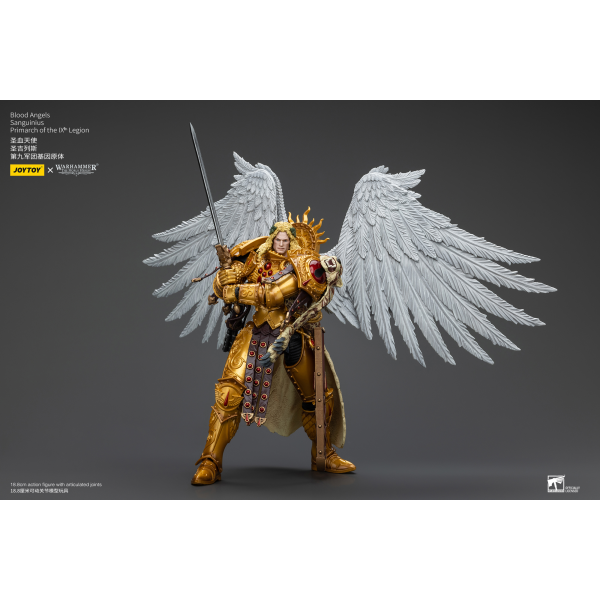 Warhammer 40K: The Horus Heresy Blood Angels Sanguinius Primarch of the IXth Legion 1/18 Action Figure - JOYTOY