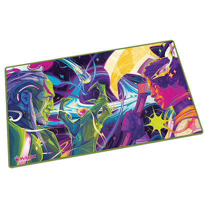 Magic: The Gathering TCG Edge of Eternities Haliya and Tezzeret Playmat - Stitched Edge, 61x35cm - Ultimate Guard