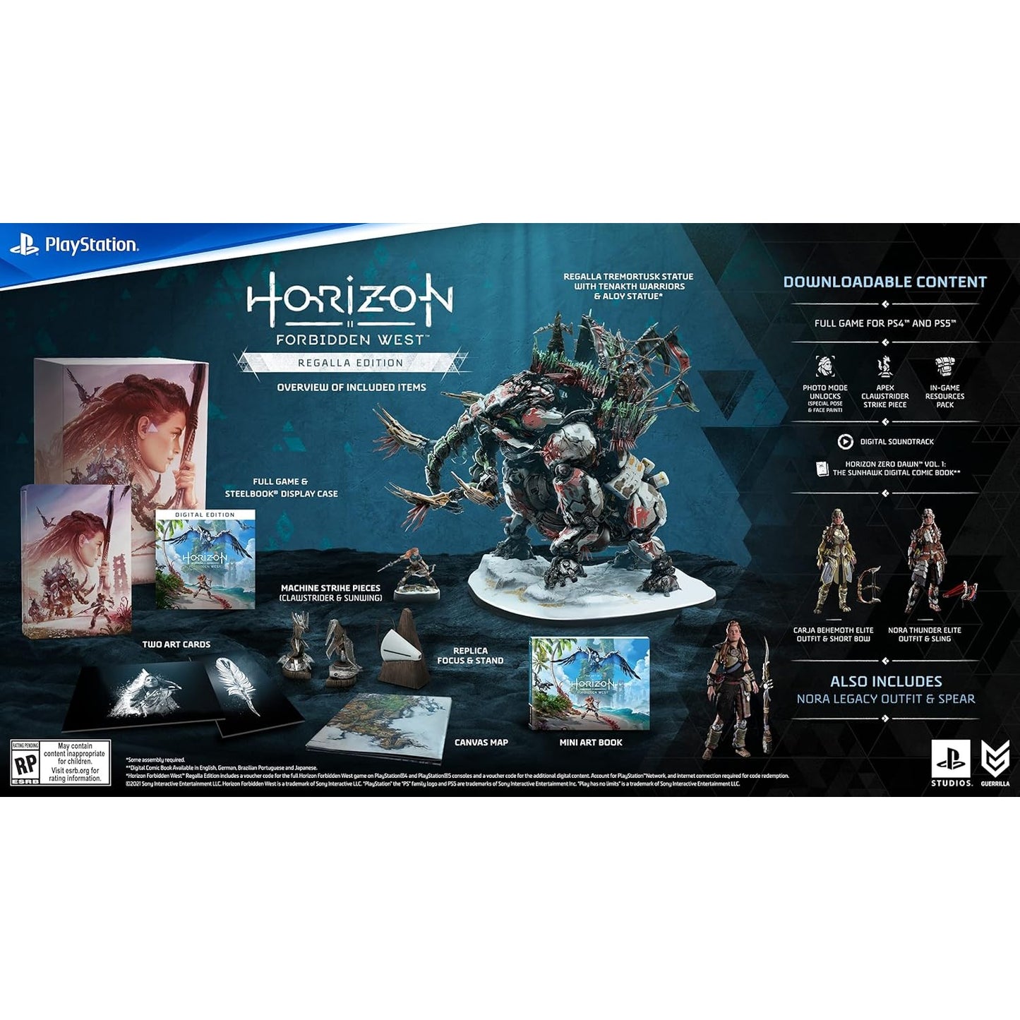 Horizon Forbidden West Regalla Edition - PlayStation 4 and PlayStation 5 - Guerrilla Games, Sony