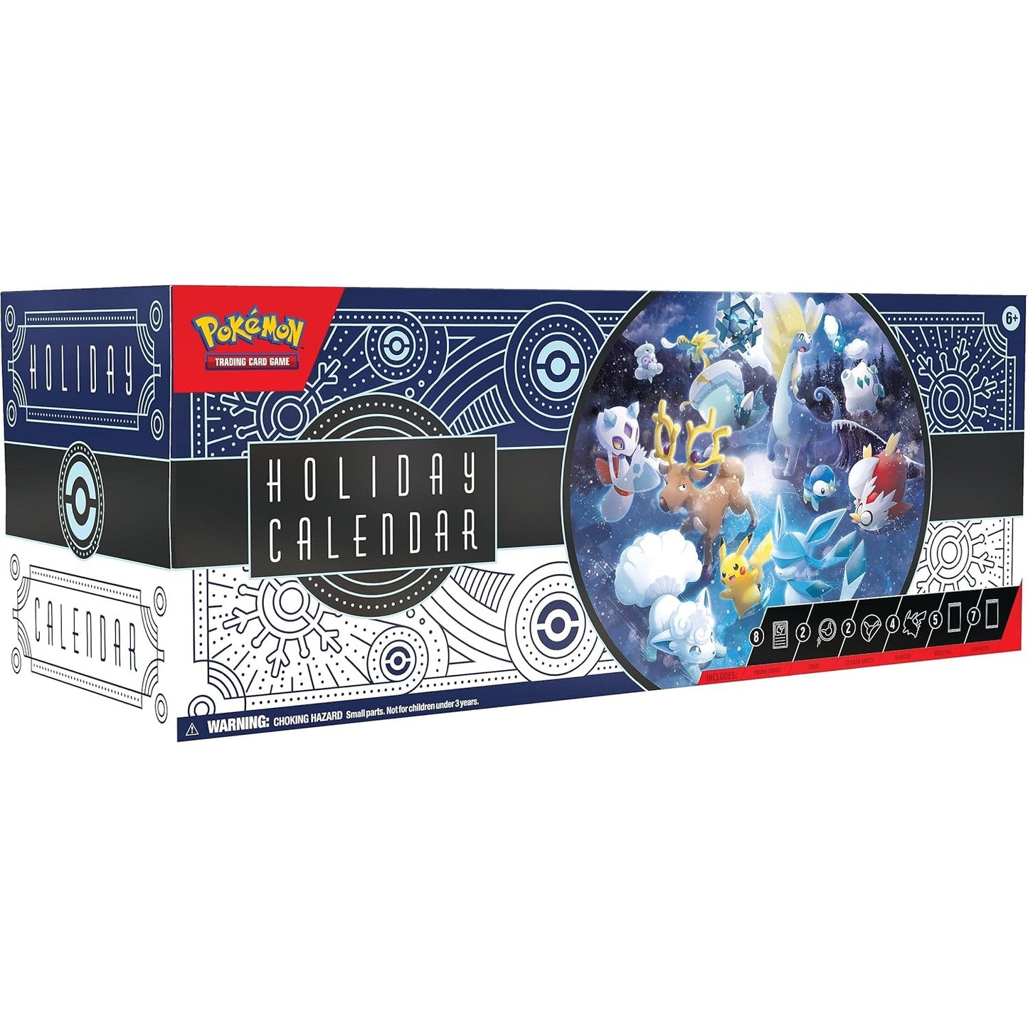 Pokemon TCG 2023 Holiday Calendar - with Foil Cards, Booster Packs & More!