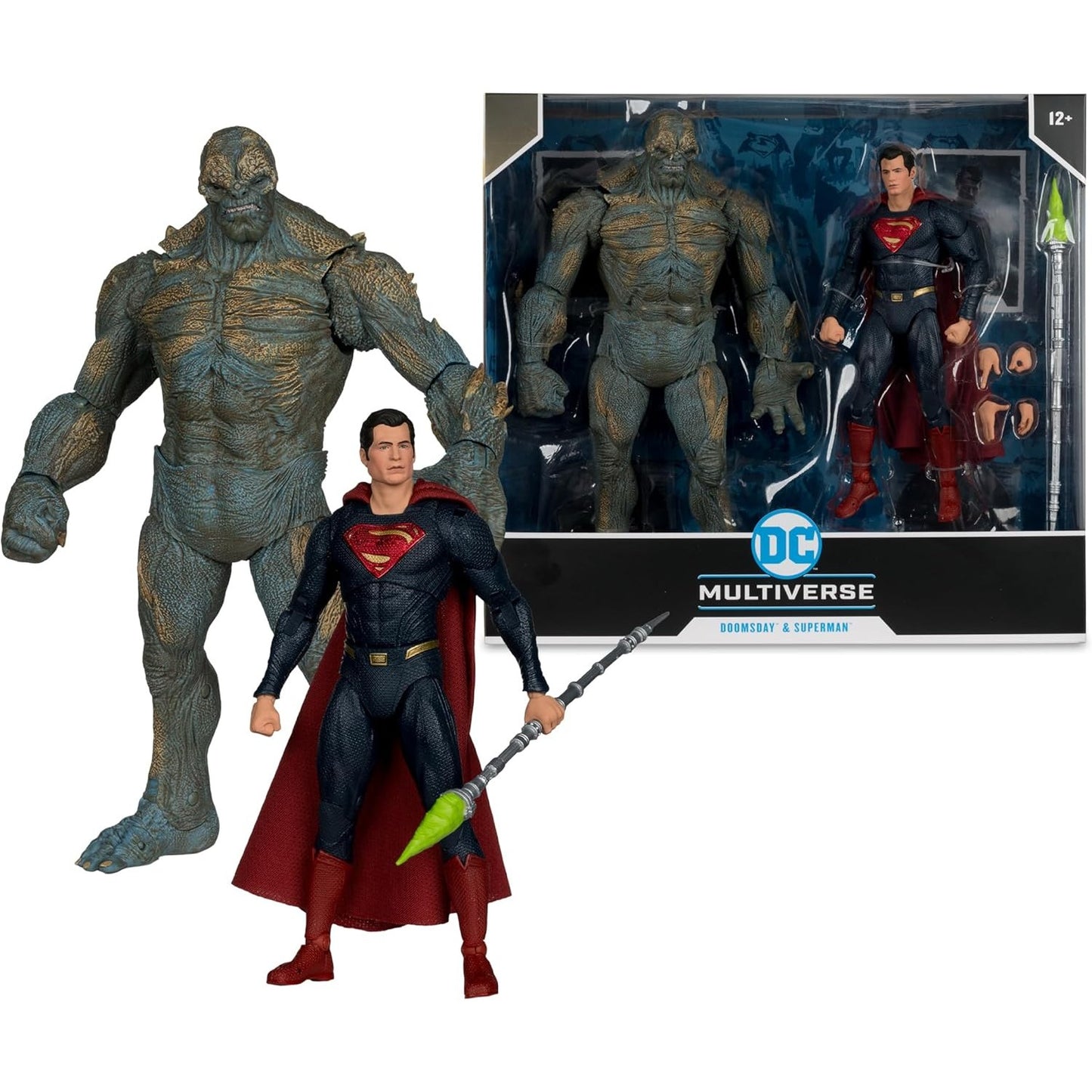 DC Multiverse Doomsday vs. Superman Batman v Superman: Dawn of Justice 7" Action Figure 2-Pack - McFarlane Toys