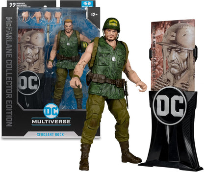 DC Multiverse Sergeant Rock Action Figure - McFarlane Toys - Wave 5, Collector Edition #14