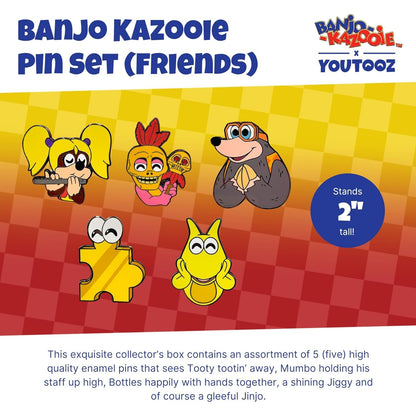 Banjo Kazooie Friends Enamel Pin Set - Youtooz