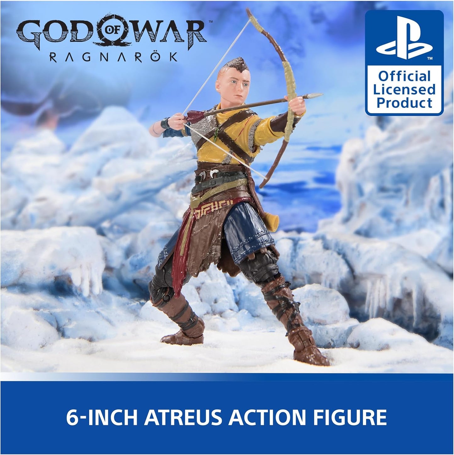 God of War: Ragnarok Atreus Survival Garb 6" Action Figure - Spin Master Ltd. Shapes Collection