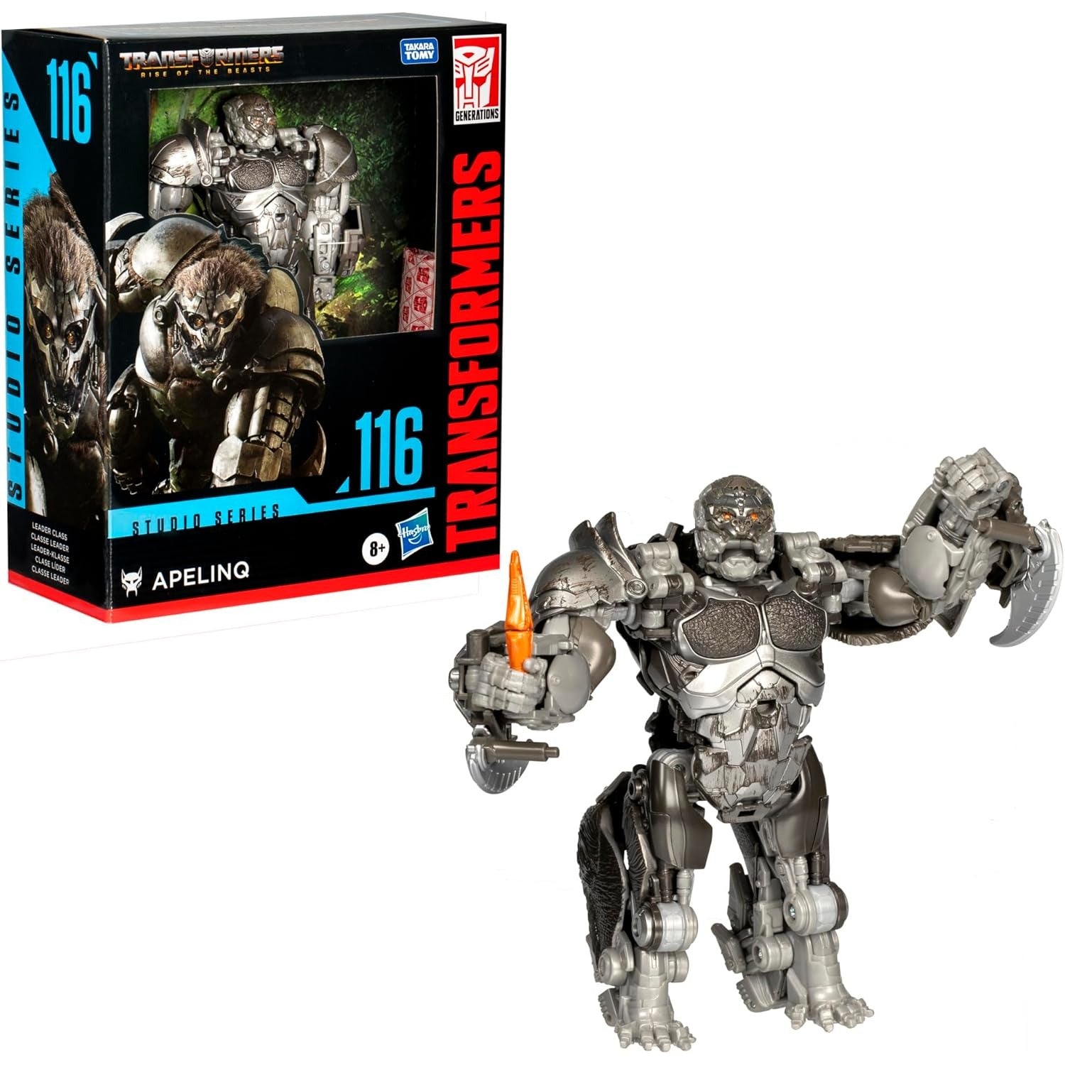 Transformers: Rise of the Beasts 118 Leader Class Apelinq Action Figure - Takara Tomy, Hasbro - Studio Series