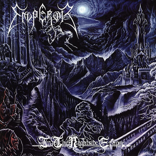 In the Nightside Eclipse - Emperor - LP Record White/Blue Swirl Vinyl