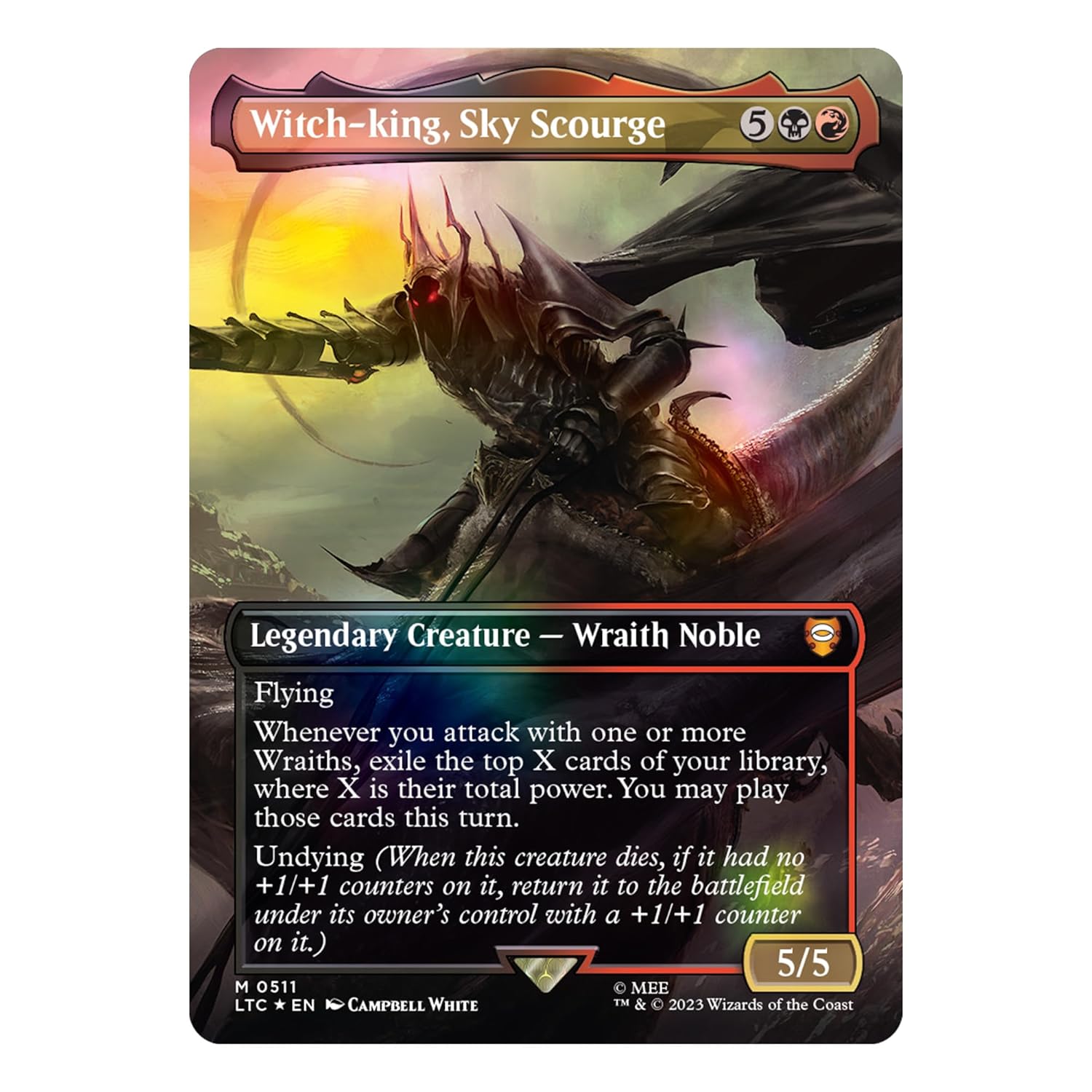 Magic: The Gathering The Lord of the Rings: Tales of Middle Earth - Flight of the Witch-King Scene Box - Wizards of the Coast Magic: The Gathering The Lord of the Rings: Tales of Middle Earth - Flight of the Witch-King Scene Box - Wizards of the Coast
