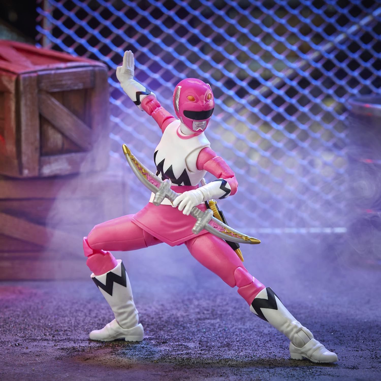 Power Rangers Lost Galaxy Pink Ranger Action Figure - Hasbro - Lightning Collection