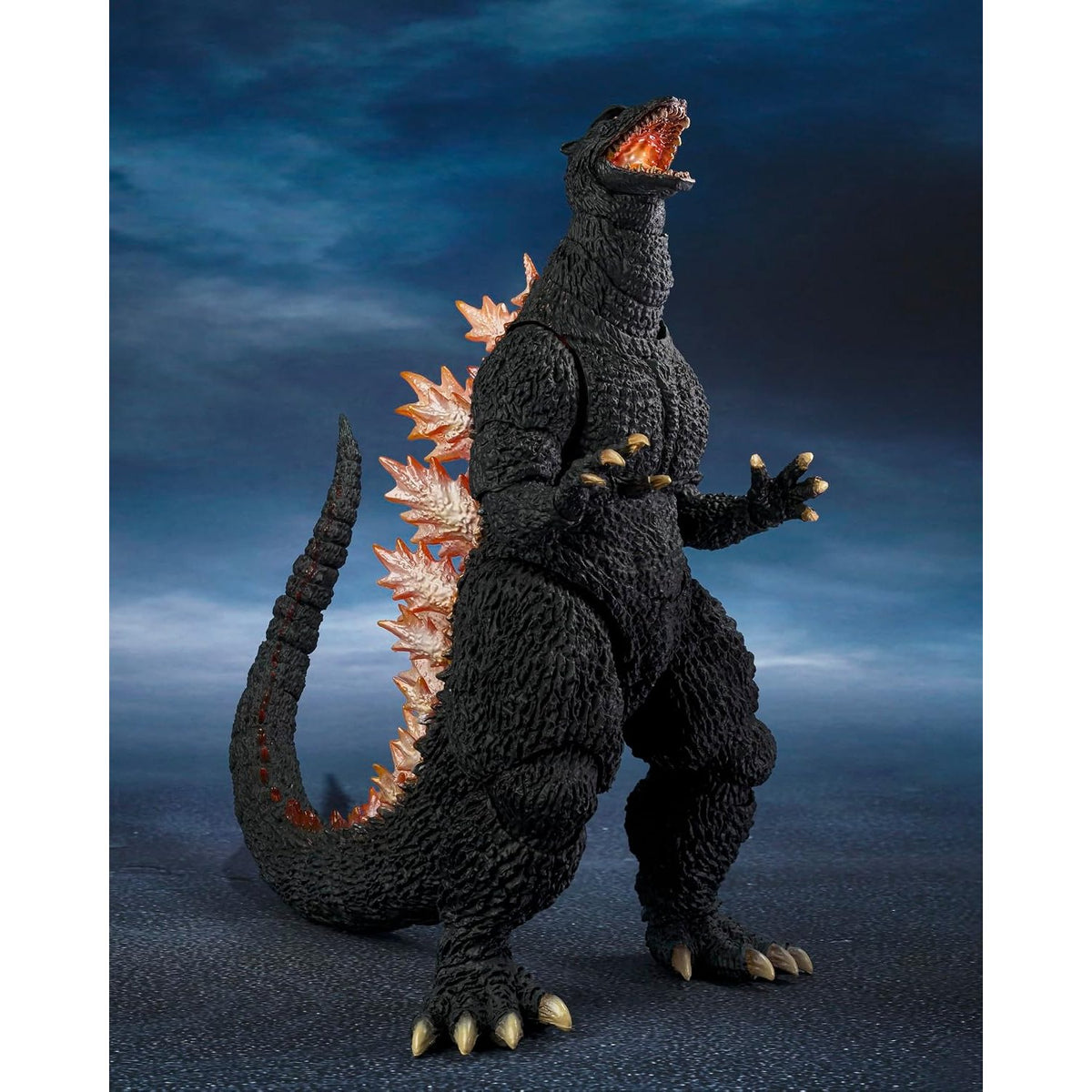 Godzilla: Final Wars Godzilla (2004) Radiation Heat Ray Ver. & New Gotengo Action Figure Set - Tamashii Nations - S.H.MonsterArts