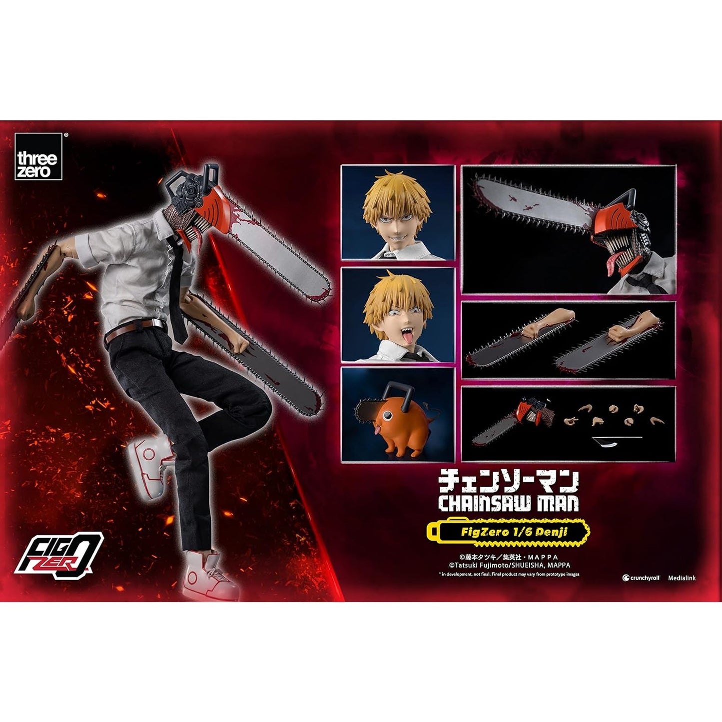 Chainsaw Man Denji 1/6 Scale Anime Figure - Threezero FigZero