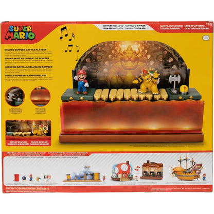 World of Nintendo Deluxe Bowser Battle Playset - Jakks Pacific