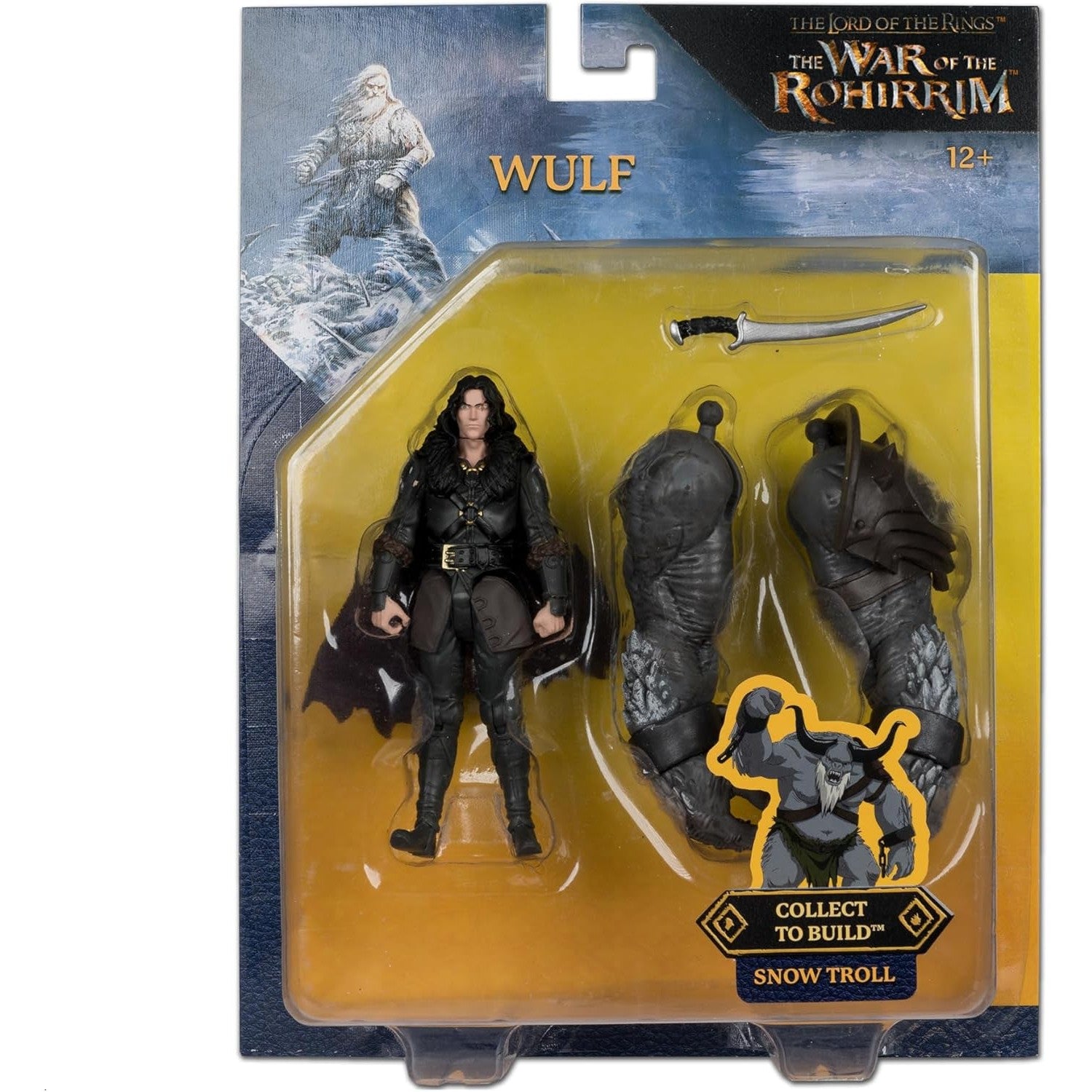 The Lord of the Rings: The War of the Rohirrim Wulf Action Figure - McFarlane Toys - Snow Troll BAF