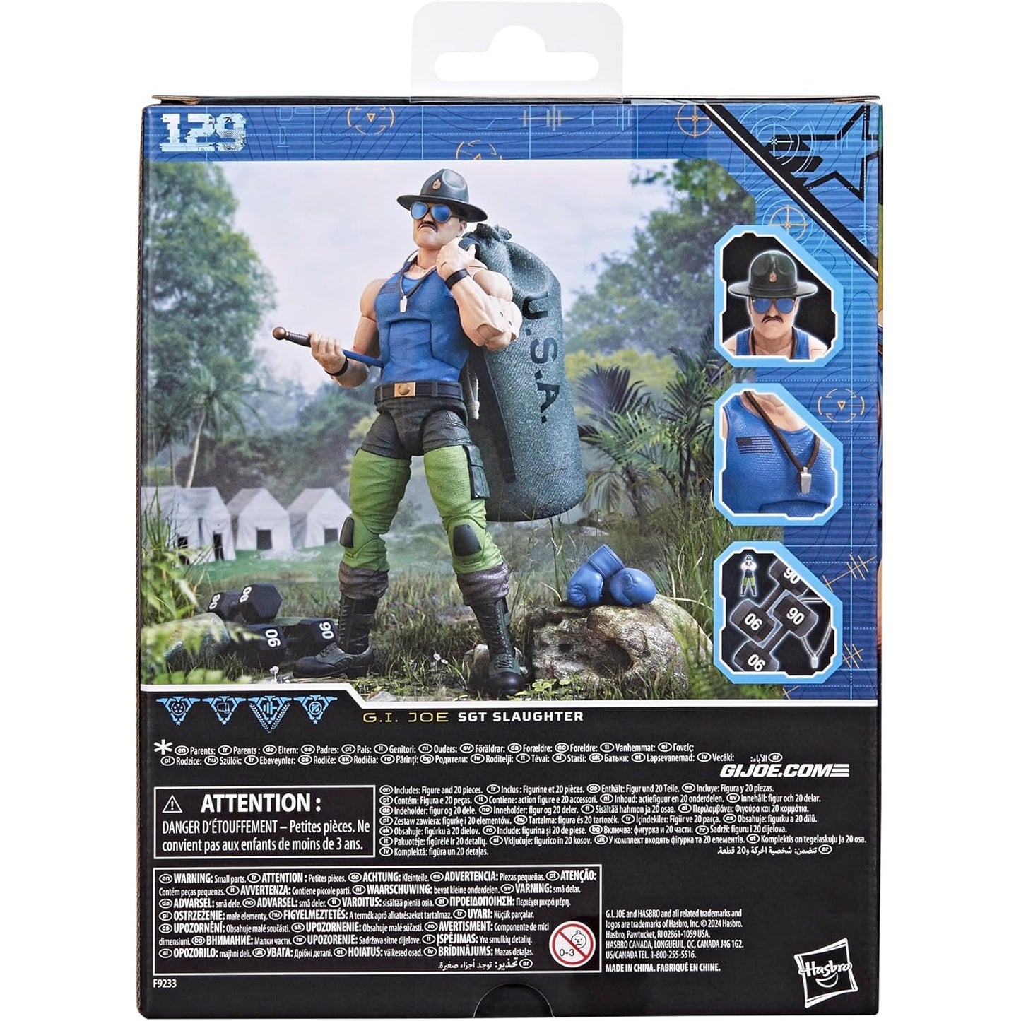 G.I. Joe Mad Marauders Sgt. Slaughter Deluxe Action Figure - Hasbro Classified Series #129