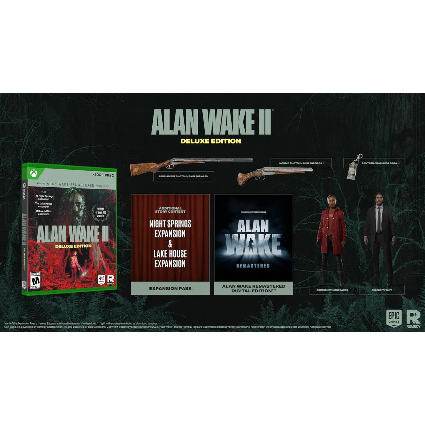 Alan Wake II Deluxe Edition - Xbox Series X, Xbox One - Epic Games