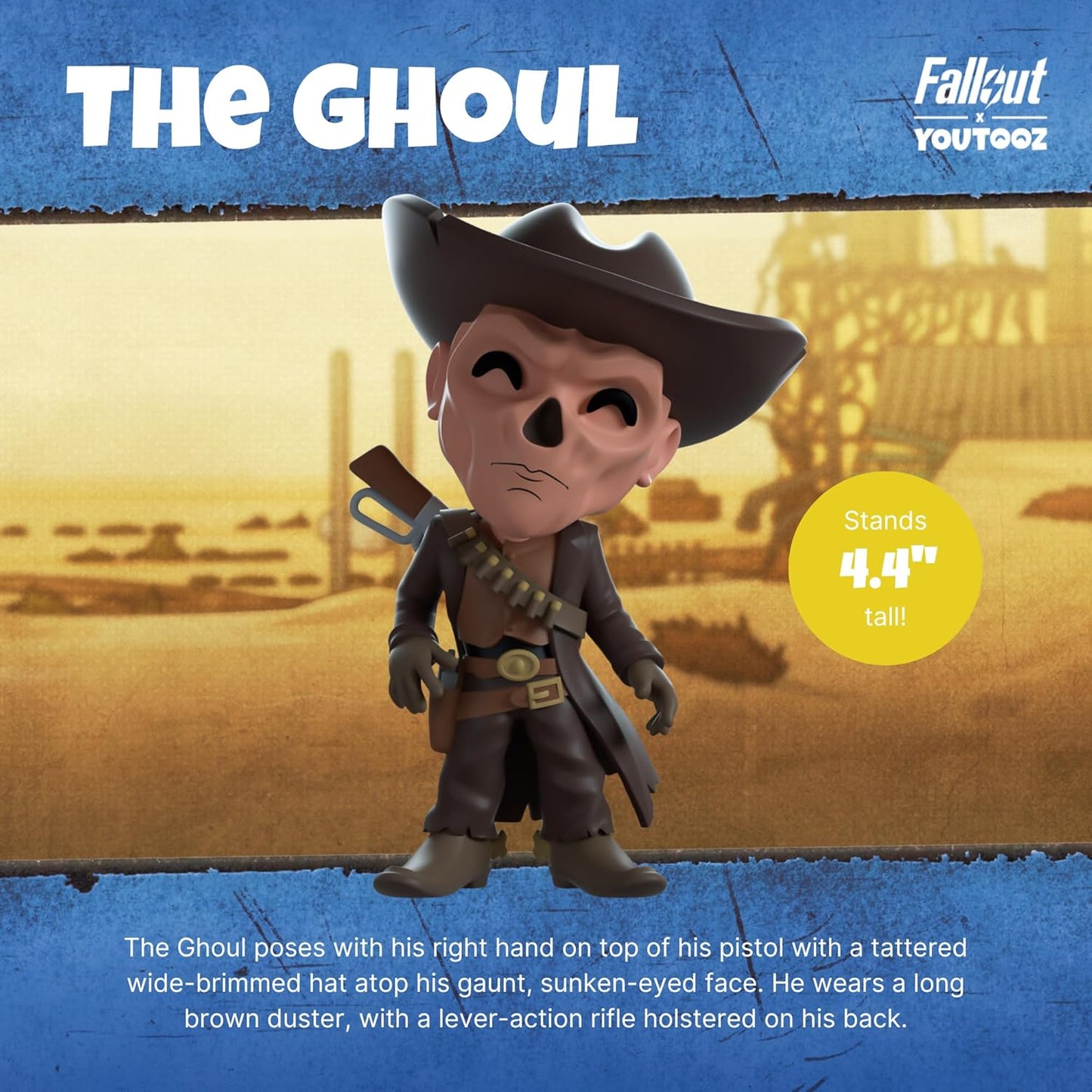 Fallout The Ghoul Vinyl Figure - Youtooz - Fallout Collection #2