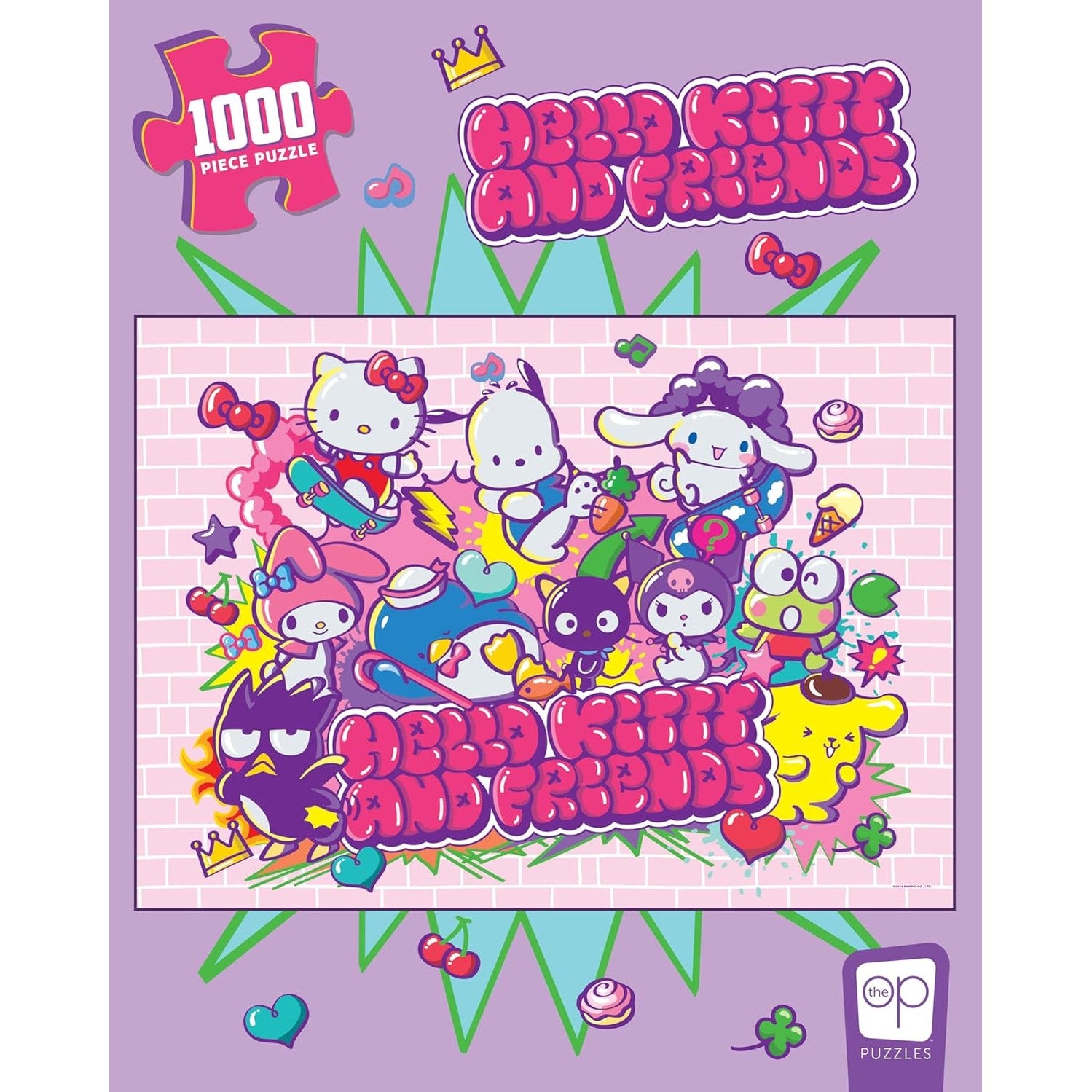 Hello Kitty and Friends Tokyo Skate 1,000 Piece Jigsaw Puzzle - USAopoly