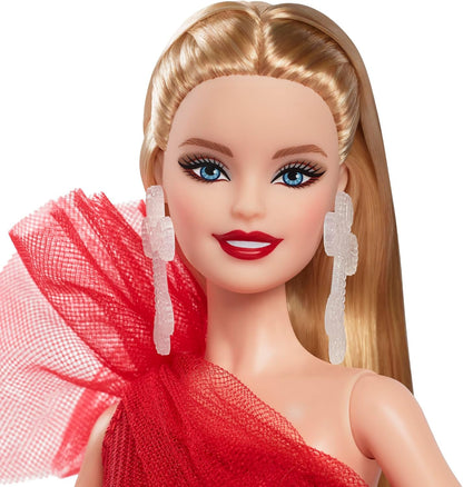 Barbie Holiday Doll (2024, Blonde)