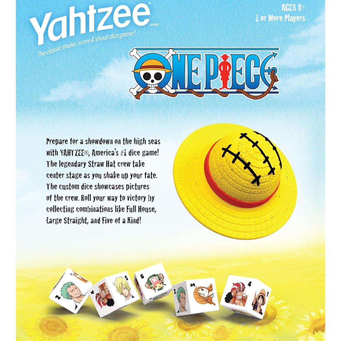 Yahtzee: One Piece Edition Dice Game - USAopoly