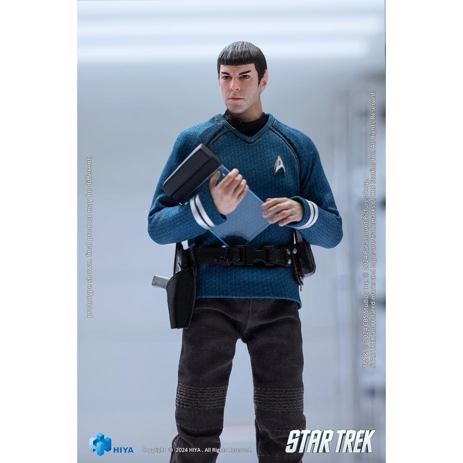 Star Trek 2009 Film Spock 1:12 Scale Action Figure - Hiya Toys Exquisite Super Series - PX Previews Exclusive!