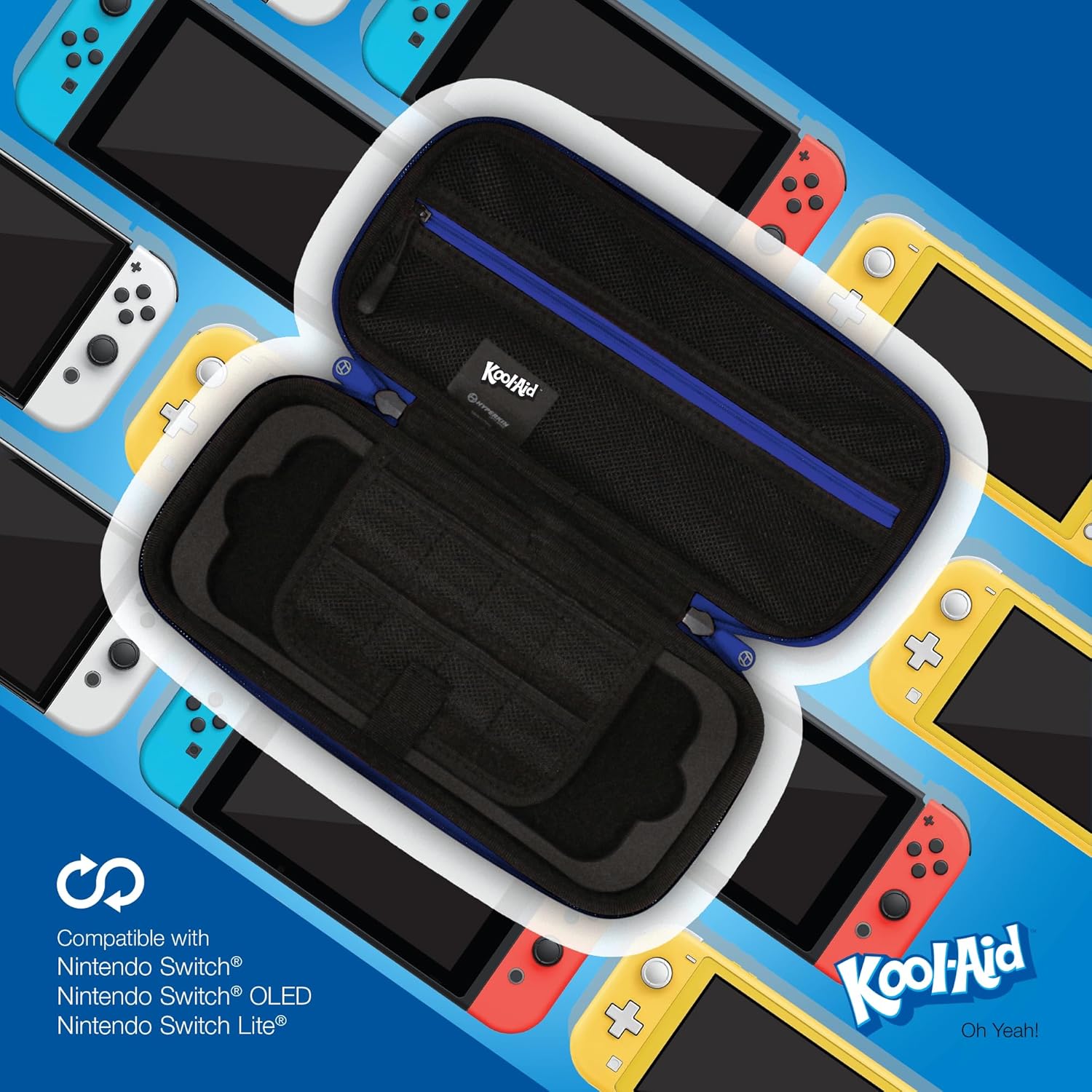 Kool-Aid "Oh Yeah!" EVA Hard Shell Carrying Case - Nintendo Switch - Hyperkin Limited Edition