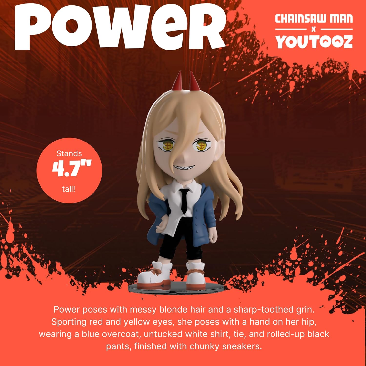 Chainsaw Man Power Vinyl Figure - Youtooz - Chainsaw Man Collection #2