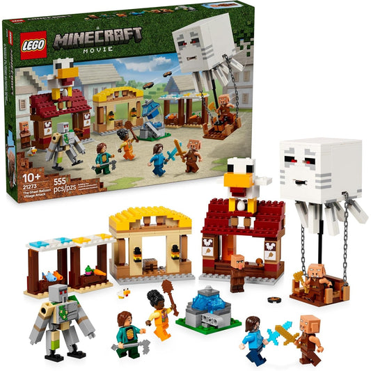 Minecraft Movie The Ghast Balloon Village Attack Buildiing Toy - LEGO #21273