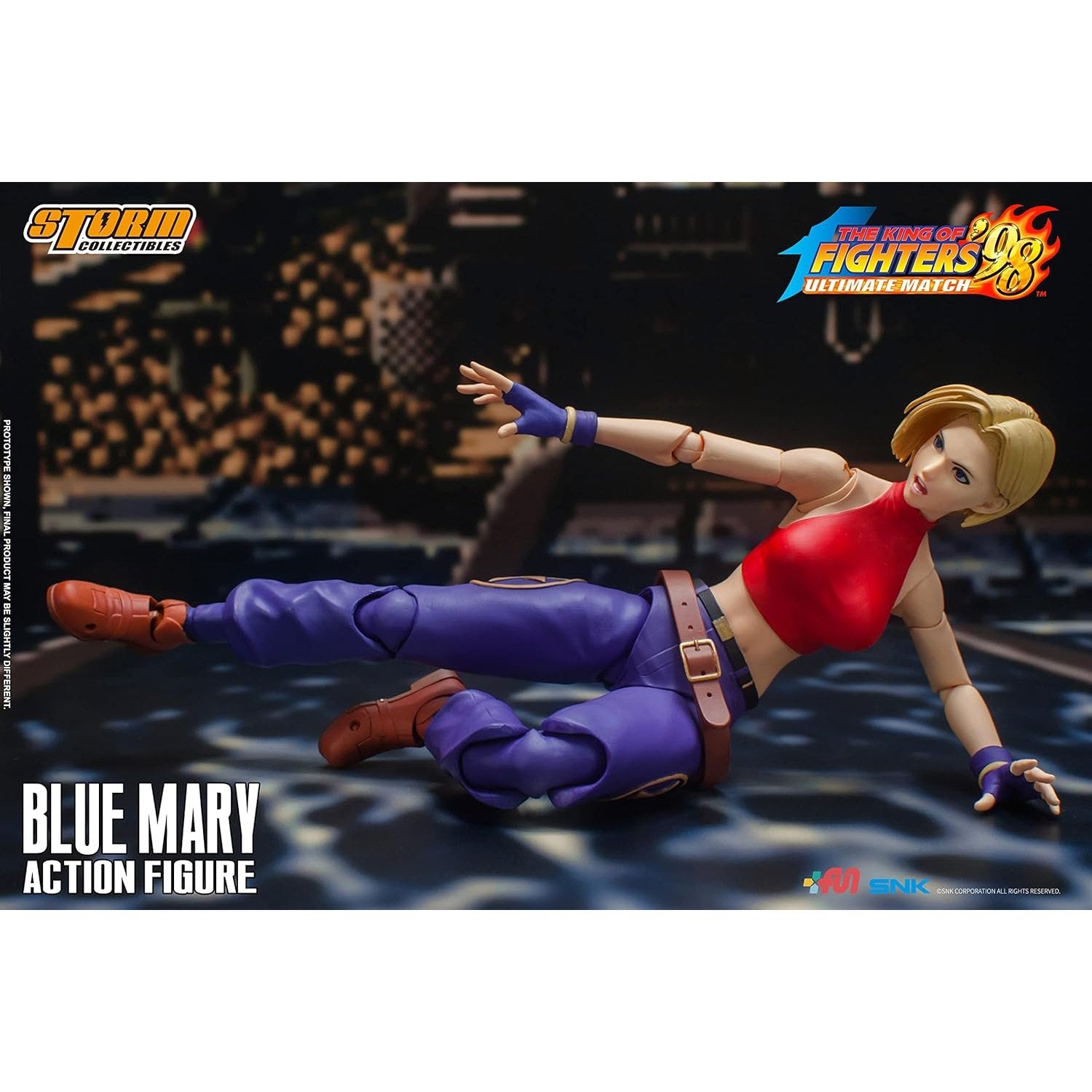 The King of Fighters '98 Blue Mary 1/12 Scale Action Figure - Storm Collectibles
